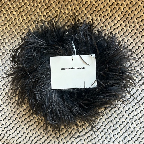 NIB Alexander Wang Black Heart Pillow Clutch - Picture 9 of 10